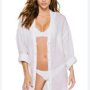 NWT Vitamin A Playa Vee Shirt Dress Size P/S